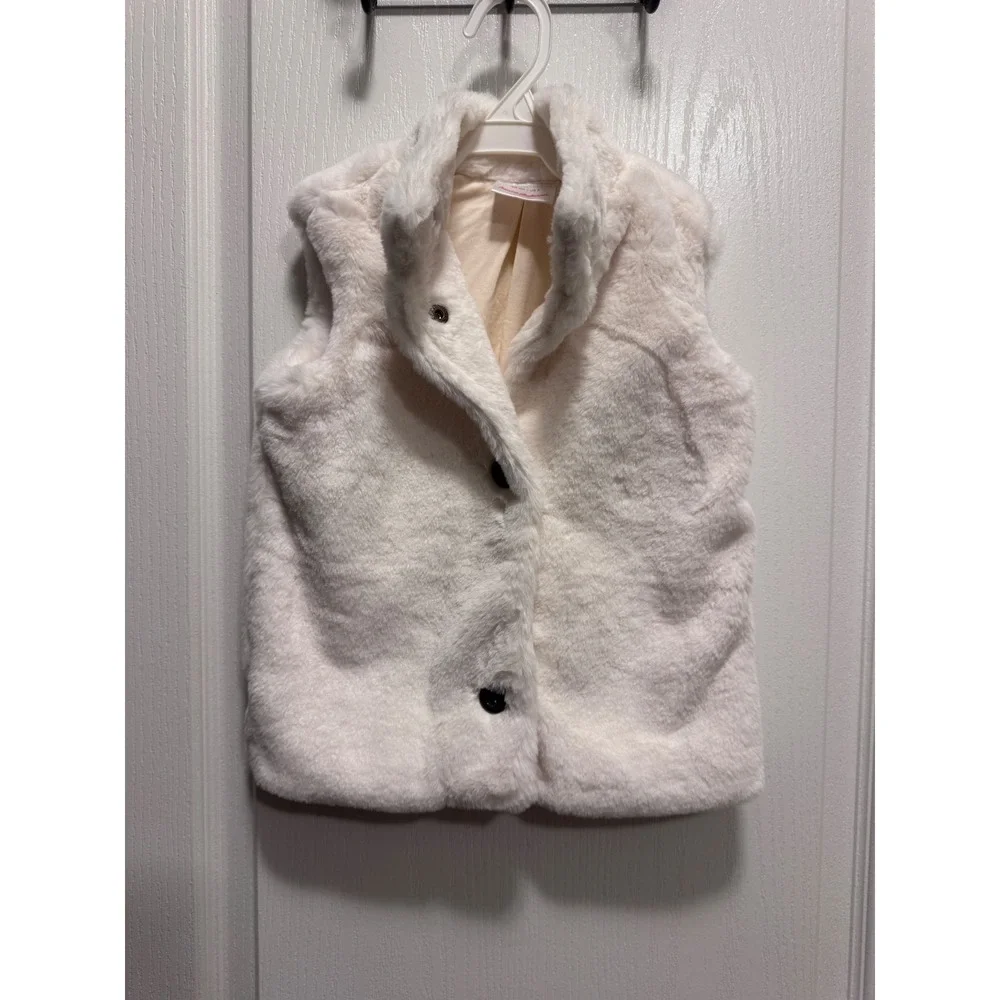 Gymboree Toddler Girls 3T Dress Lot Hanna Andersson Faux Fur Vest Pumpkin Satin